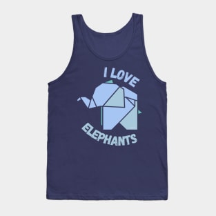 I love elephant Tank Top